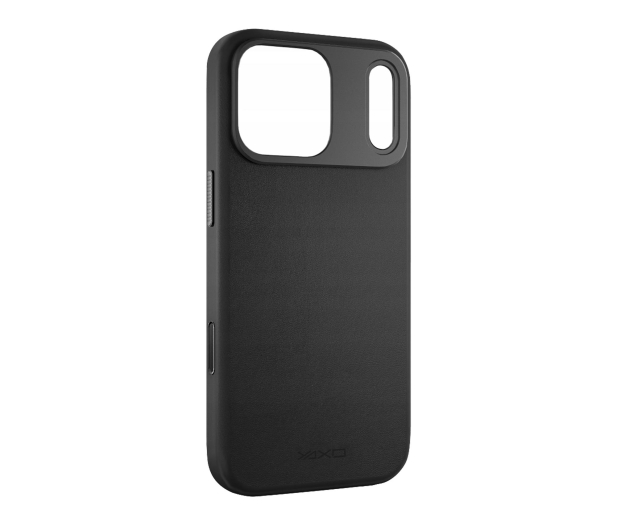 YAXO Leather Gear Slim Case MagSafe iPhone 17 Pro Max Dusty Black - 1455881 - zdjęcie 2